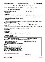 Giáo án Vật lý Lớp 10 - Bài 31 Phương trình trạng thái của khí lý tưởng (Tiết 2) - Năm học 2015-2016 - Nguyễn Thị Thủy
